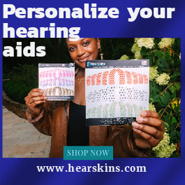 Personalize your hearing aids with reusable stickers