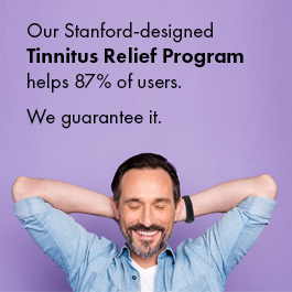 Tinnitus relief program helps 87% users