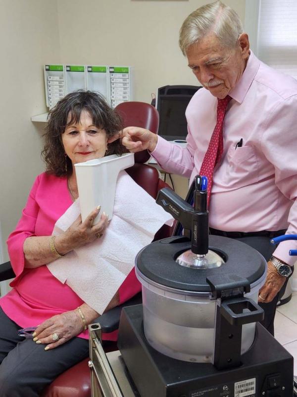 Ear wax cleaning procedure