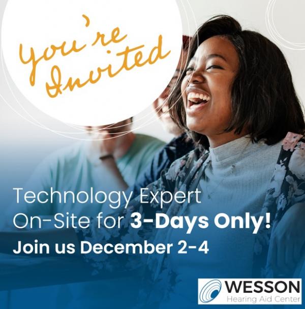 Announcement for Wesson Hearing Aid Center - Modesto