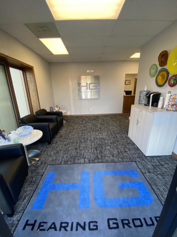 Waiting area at Hearing Group- Dodge City