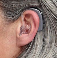 Behind the ear with earmold hearing aid