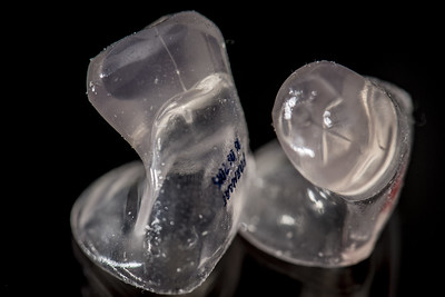 Example of custom earplugs