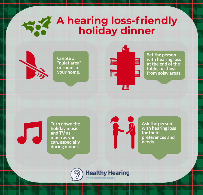 Four tips for a hearing loss-friendly holiday party or family dinner