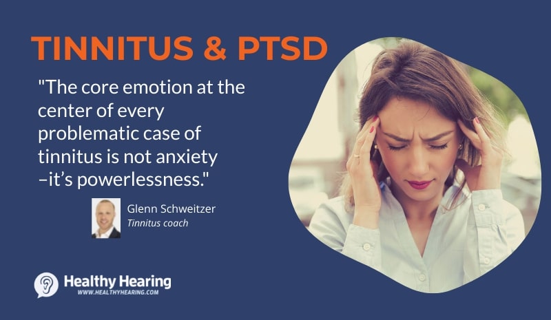 A quote about powerless and PTSD and tinnitus. 